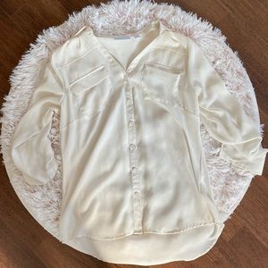 New York & Company Button Down Shirt - small